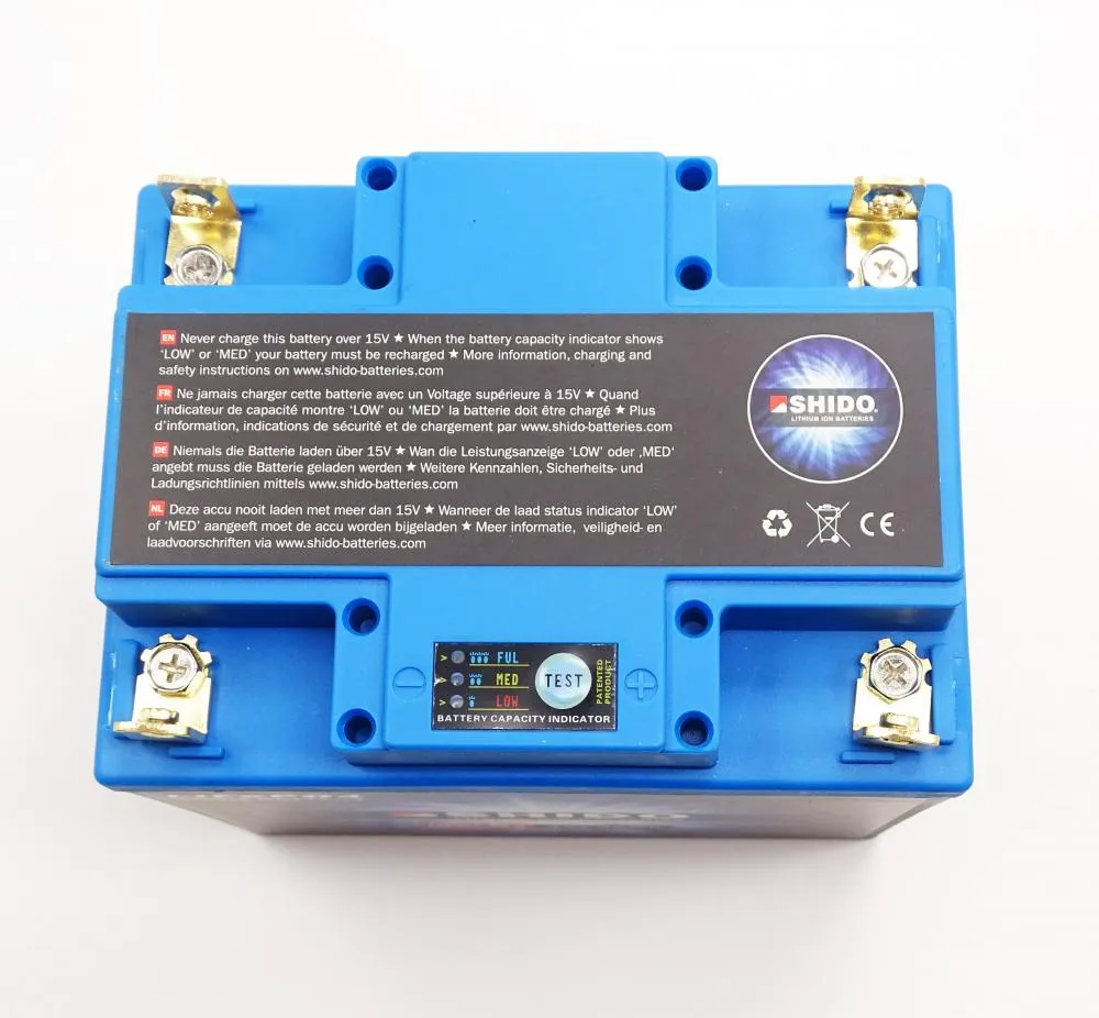 Shido LIX30L-BS Q Lithium Ionen Batterie 12V (YTX30L-BS, 52515, 53030)