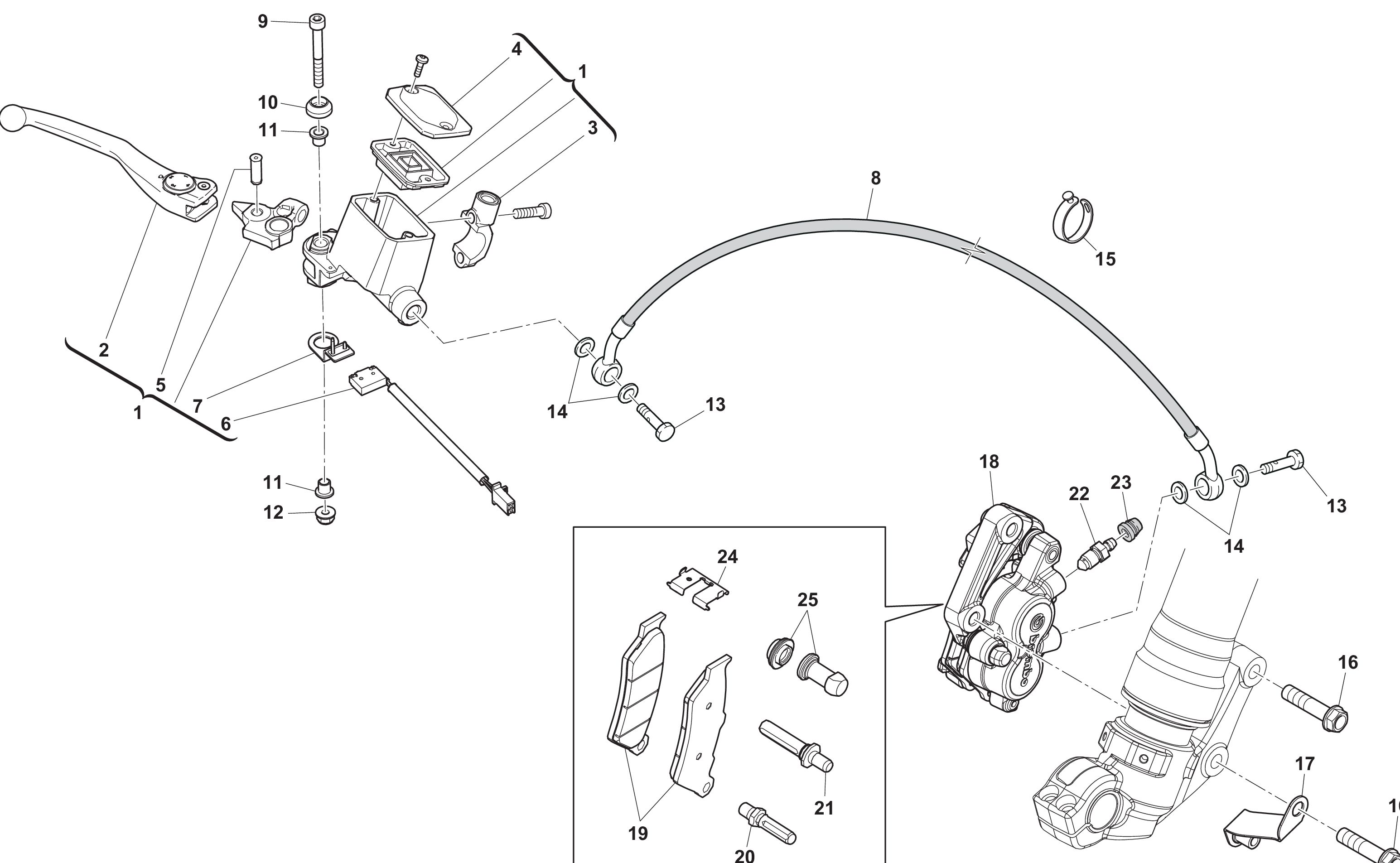 Bremssystem vorne Bremssystem vorne