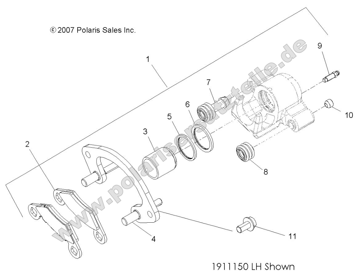 Brakes, Front Caliper Brakes, Front Caliper