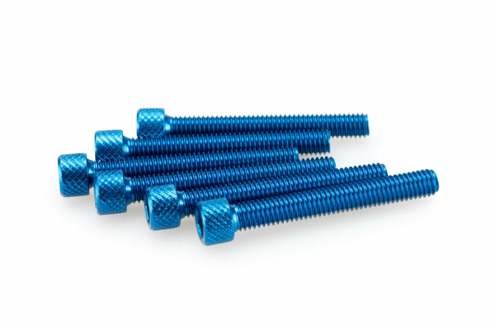 PUIG INBUS-SCHRAUBEN-KIT M6X45MM. BLAU - 0370A