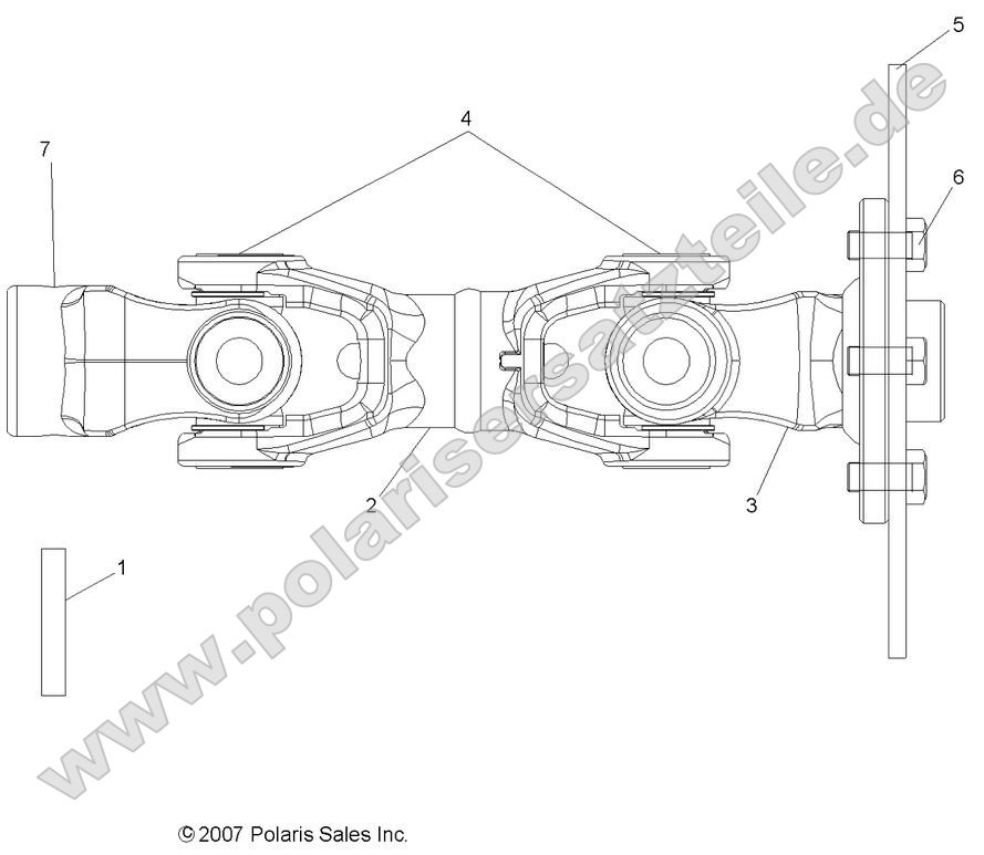 Drive Train, Rear Prop Shaft