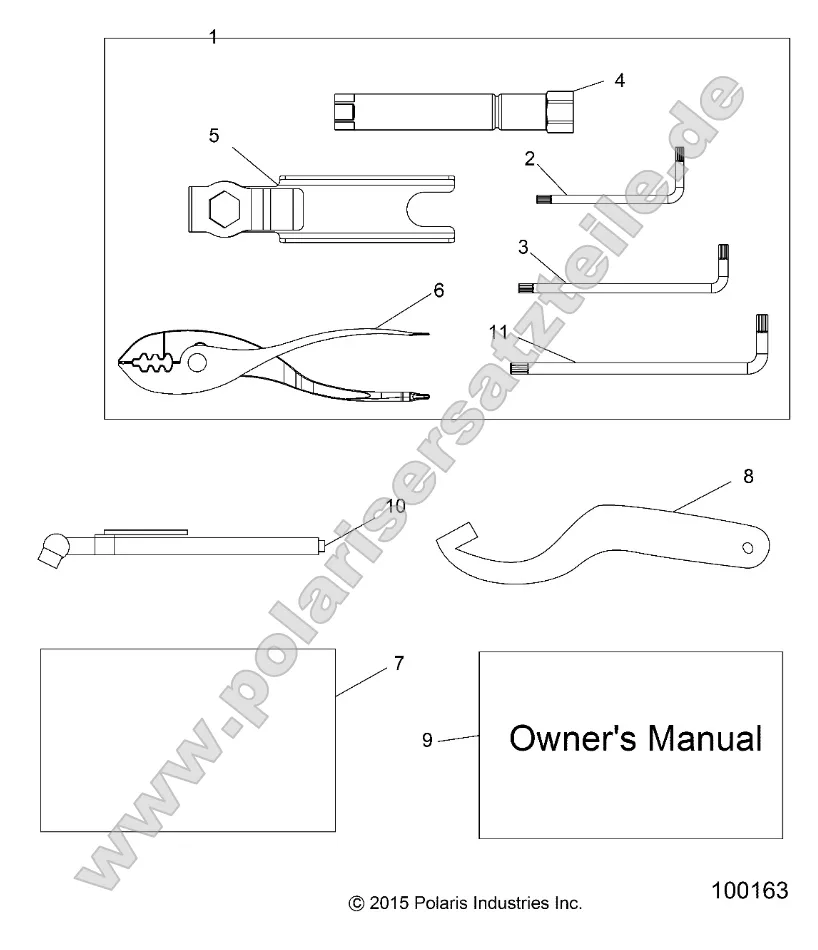 References, Tool Kit and Owners Manual