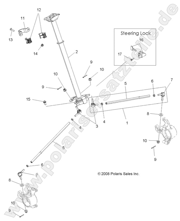 STEERING, STEERING POST ASM.