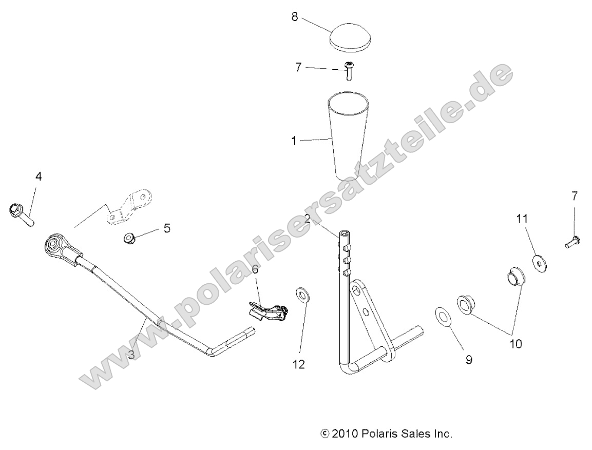 Drive Train, Gear Selector Drive Train, Gear Selector