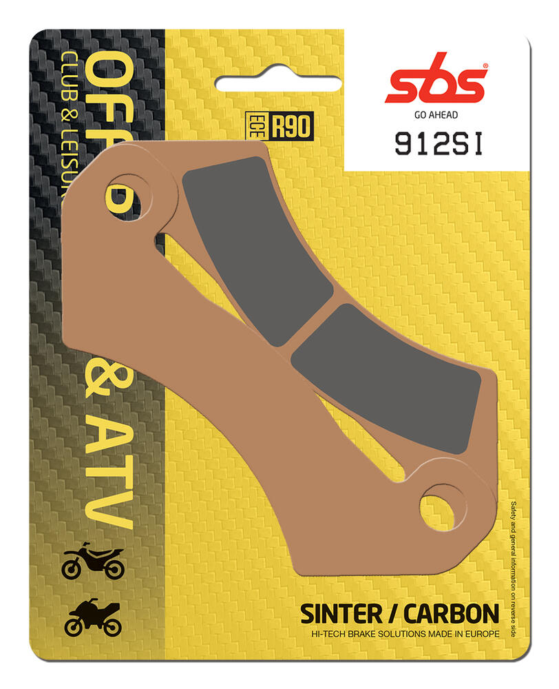 SBS_912_SI SBS Bremsbeläge Offroad & ATV Sintermetall - 912SI