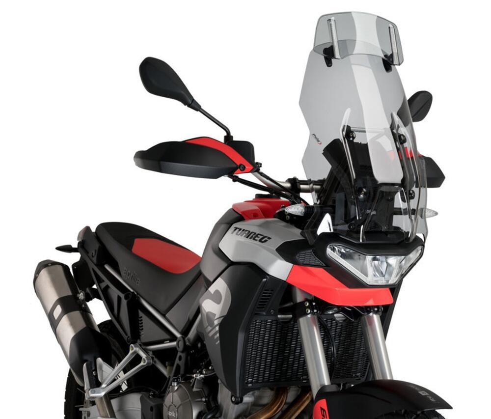 Puig Touren Verkleidungsscheibe + Spoiler Getönt - Aprilia Tuareg 660 2022-