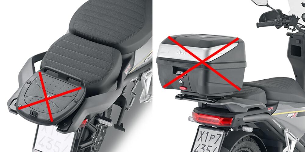 Givi Topcaseträger für Monokey und Monolock Koffer - Super Soco CPX 2021-23