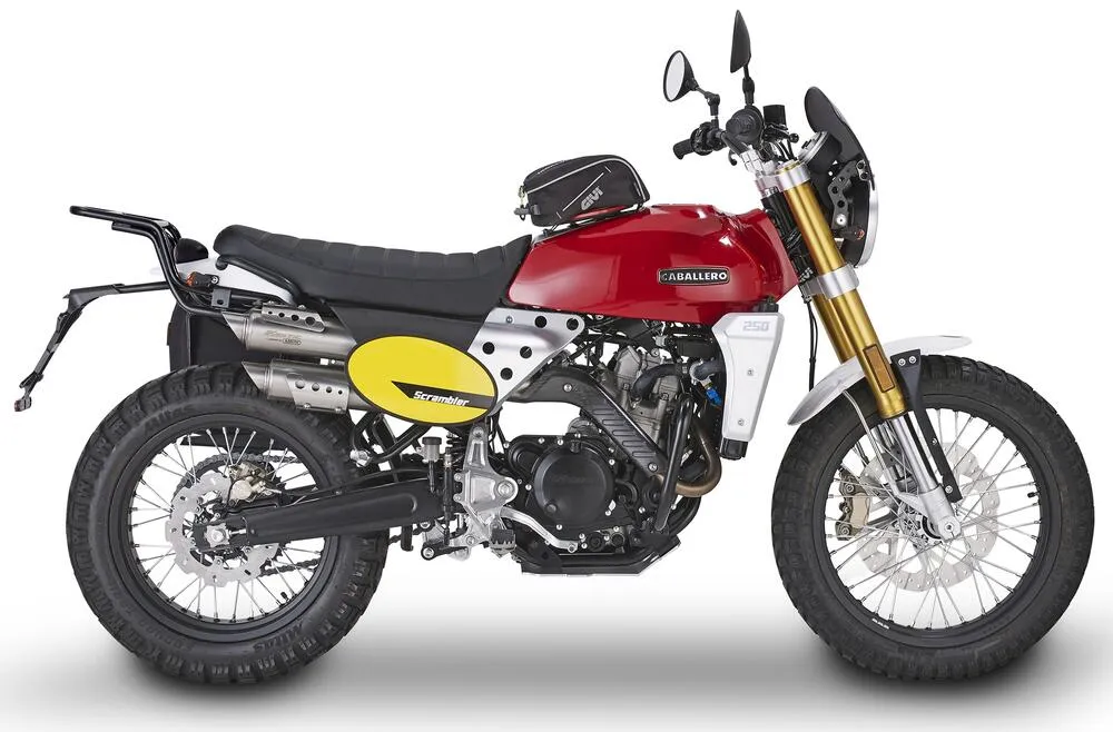Givi Scrambler Sturzbügel schwarz - Fantic Caballero 500 2018-24 - TN9150