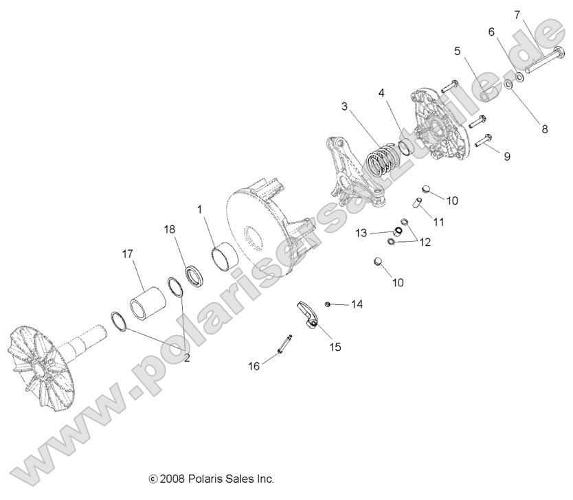Drive Train, Primary Clutch