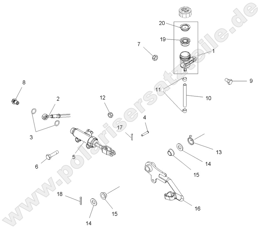 BRAKES, FOOT PEDAL and MASTER CYLINDER BRAKES, FOOT PEDAL and MASTER CYLINDER
