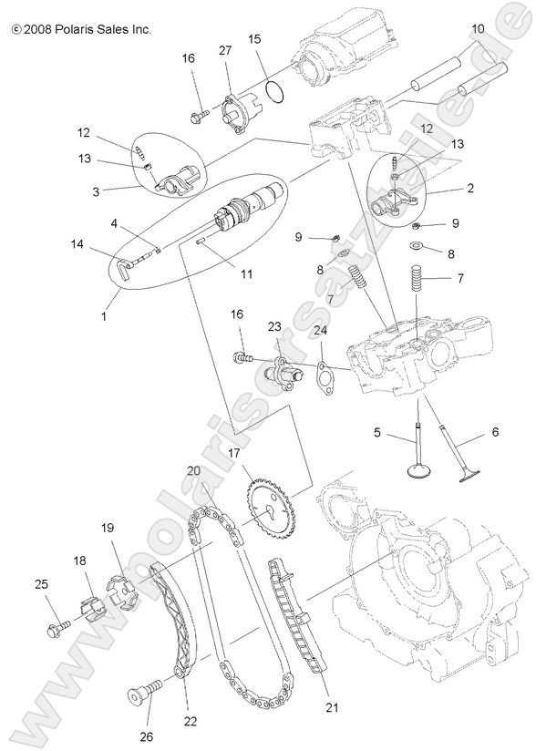 ENGINE, VALVES and CAMSHAFT ENGINE, VALVES and CAMSHAFT