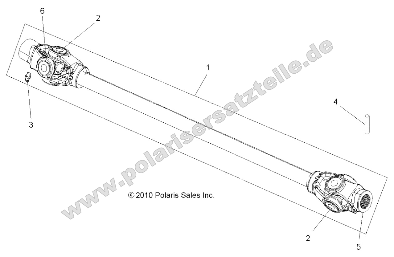 Drive Train, Prop Shaft, Front Drive Train, Prop Shaft, Front