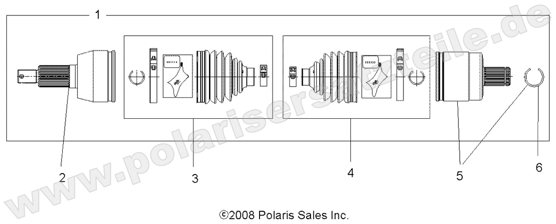DRIVE TRAIN, DRIVE SHAFT, FRONT DRIVE TRAIN, DRIVE SHAFT, FRONT