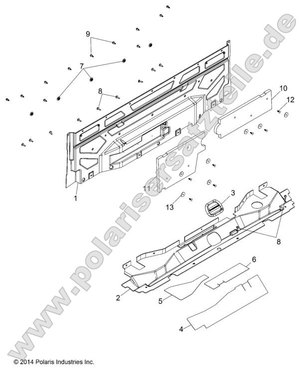 Body, Closeoff, Rear Body, Closeoff, Rear