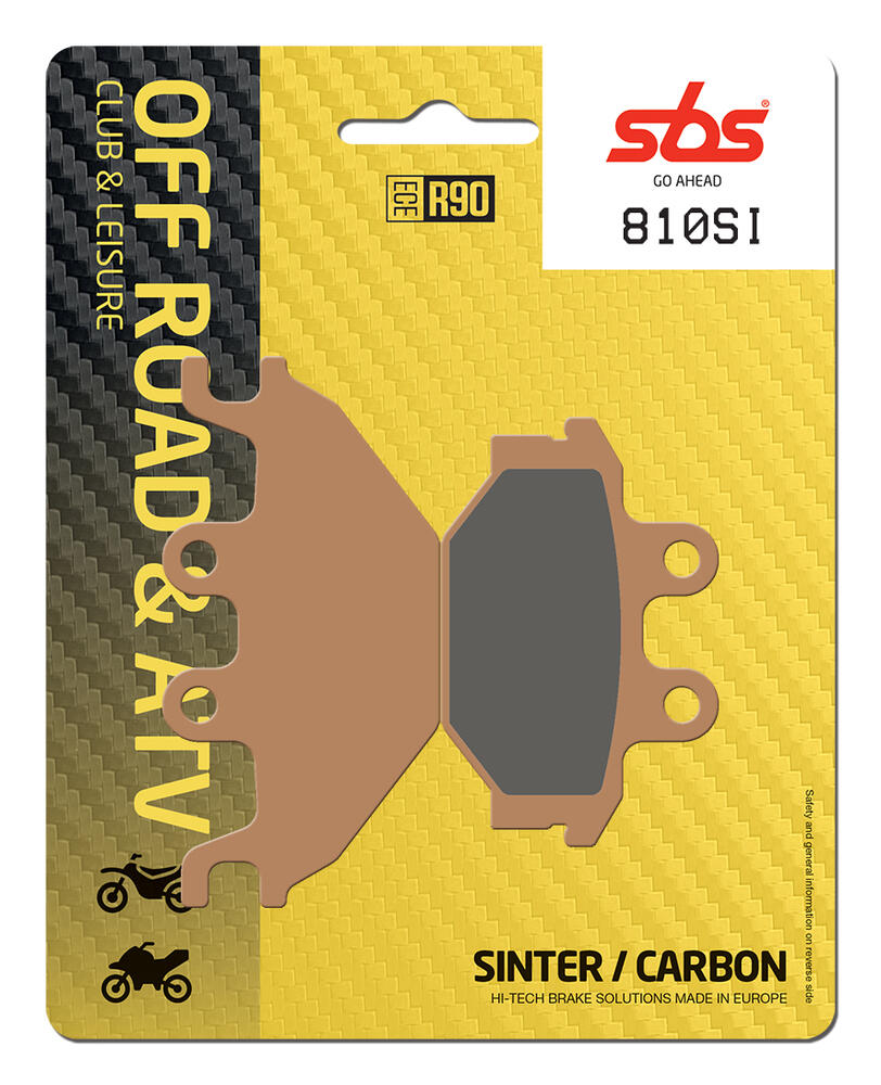 SBS_810_SI SBS Bremsbeläge Offroad & ATV Sintermetall - 810SI