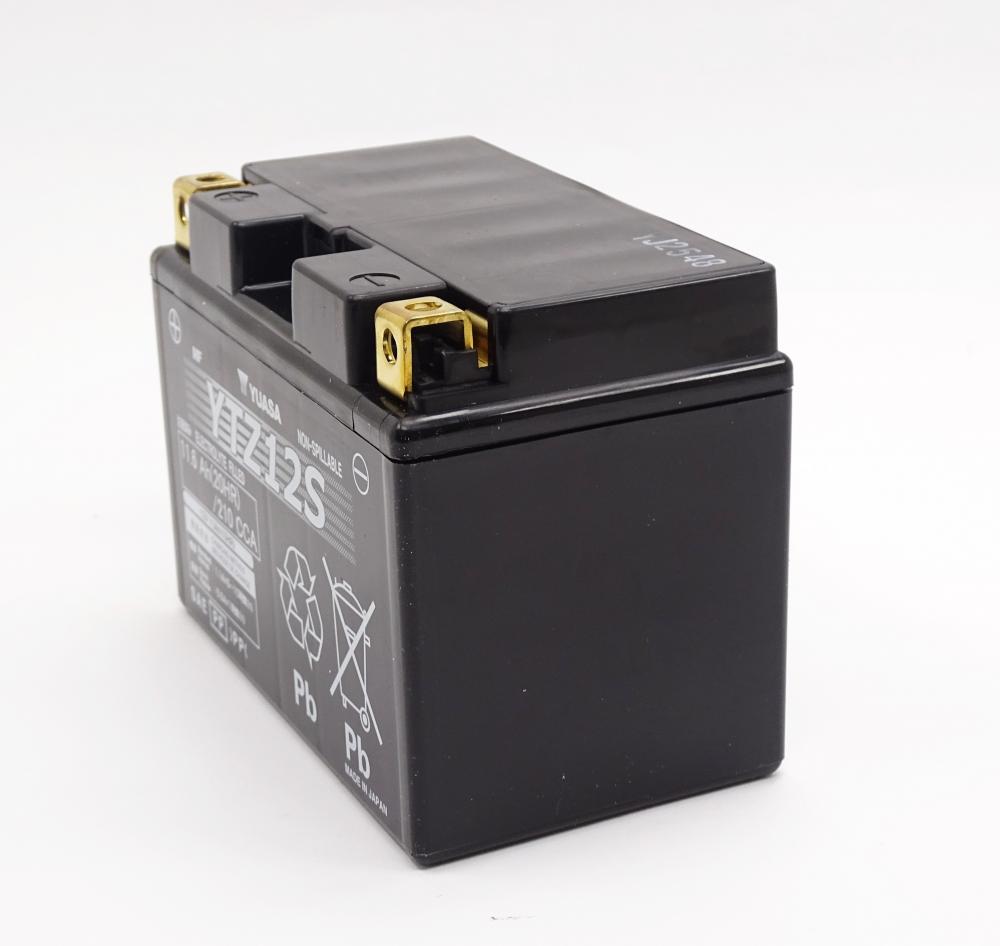 Yuasa YTZ12S MF AGM Batterie 12V 11AH - Einbaufertig (YTZ12S-BS, YTZ12S-4)