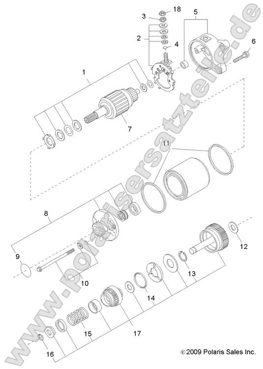 Engine, Starting Motor