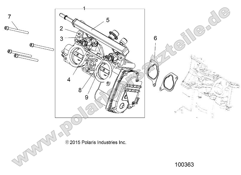 Engine, Throttle Body Engine, Throttle Body