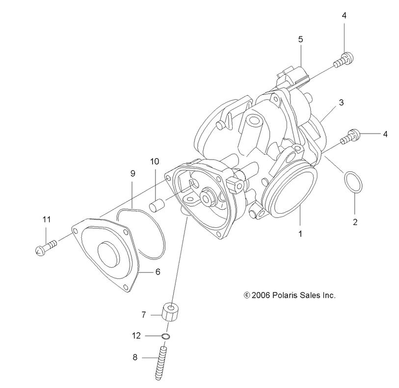 ENGINE, THROTTLE BODY