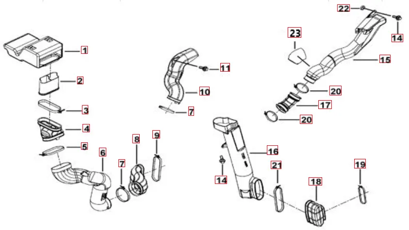 Ansaugstutzen Ansaugstutzen
