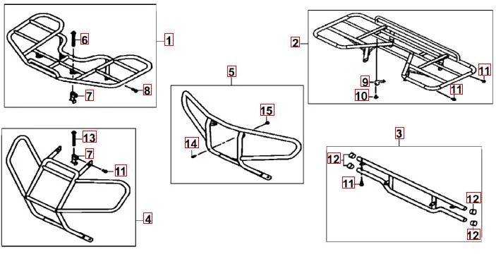 Gepäckträger vo. und hi.