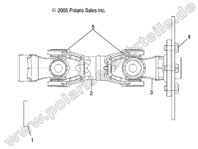 Prop Shaft, Rear Prop Shaft, Rear