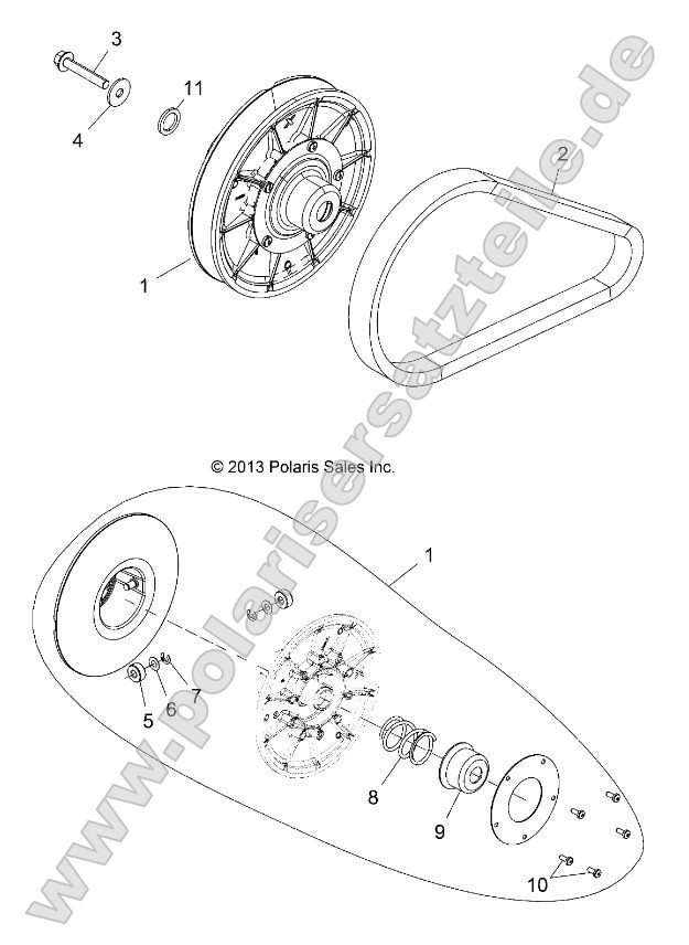 Drive Train, Clutch, Secondary Drive Train, Clutch, Secondary