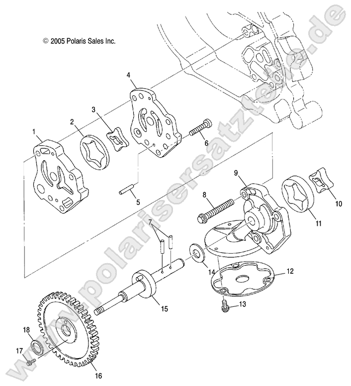 ENGINE, OIL PUMP ENGINE, OIL PUMP