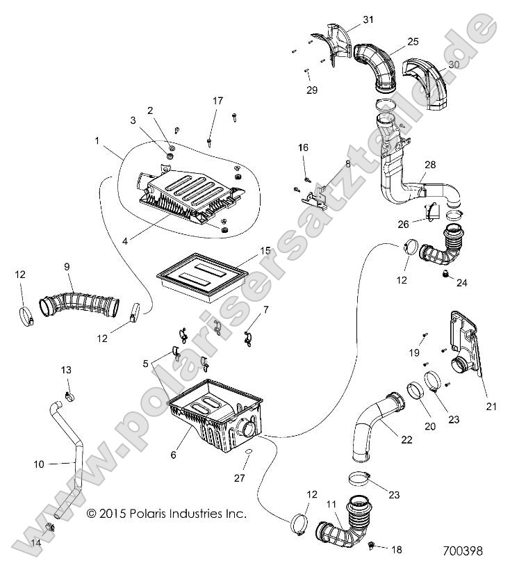 Engine, Air Intake System