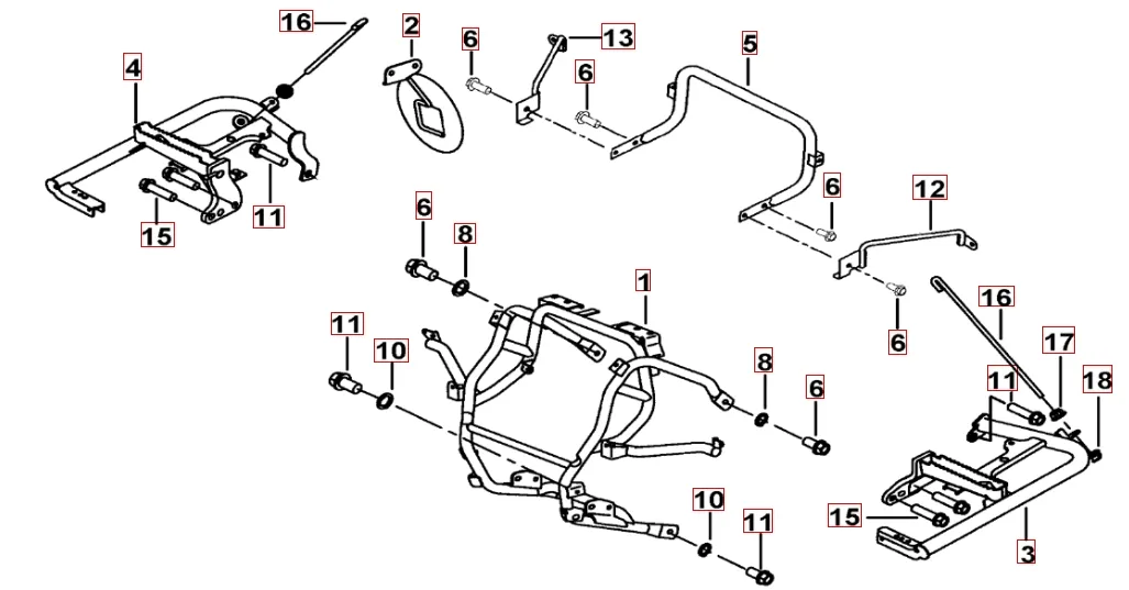 Motorgehäuse rechts