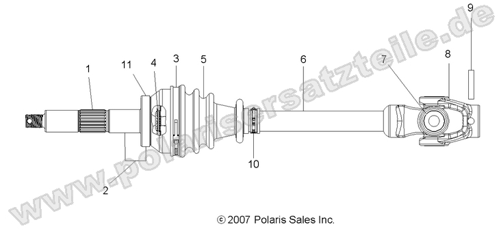 DRIVE TRAIN, FRONT DRIVE SHAFT DRIVE TRAIN, FRONT DRIVE SHAFT