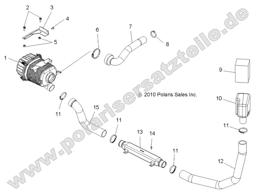 Engine, Air Intake Ducting