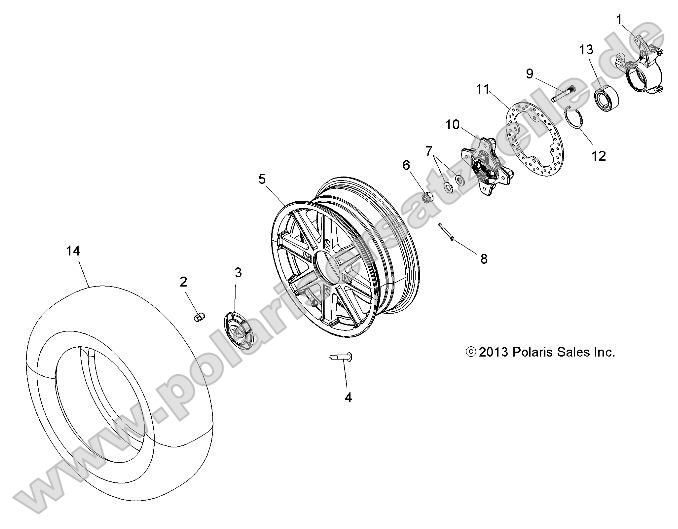 Wheels, Front and Hub