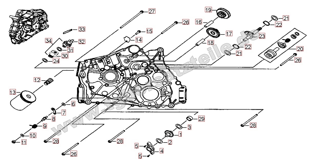 Motorgehäuse links (1)