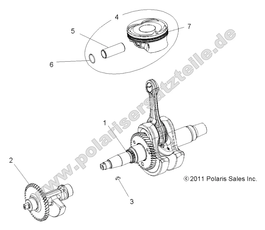 Engine, Crankshaft, Piston and Balance Shaft Engine, Crankshaft, Piston and Balance Shaft