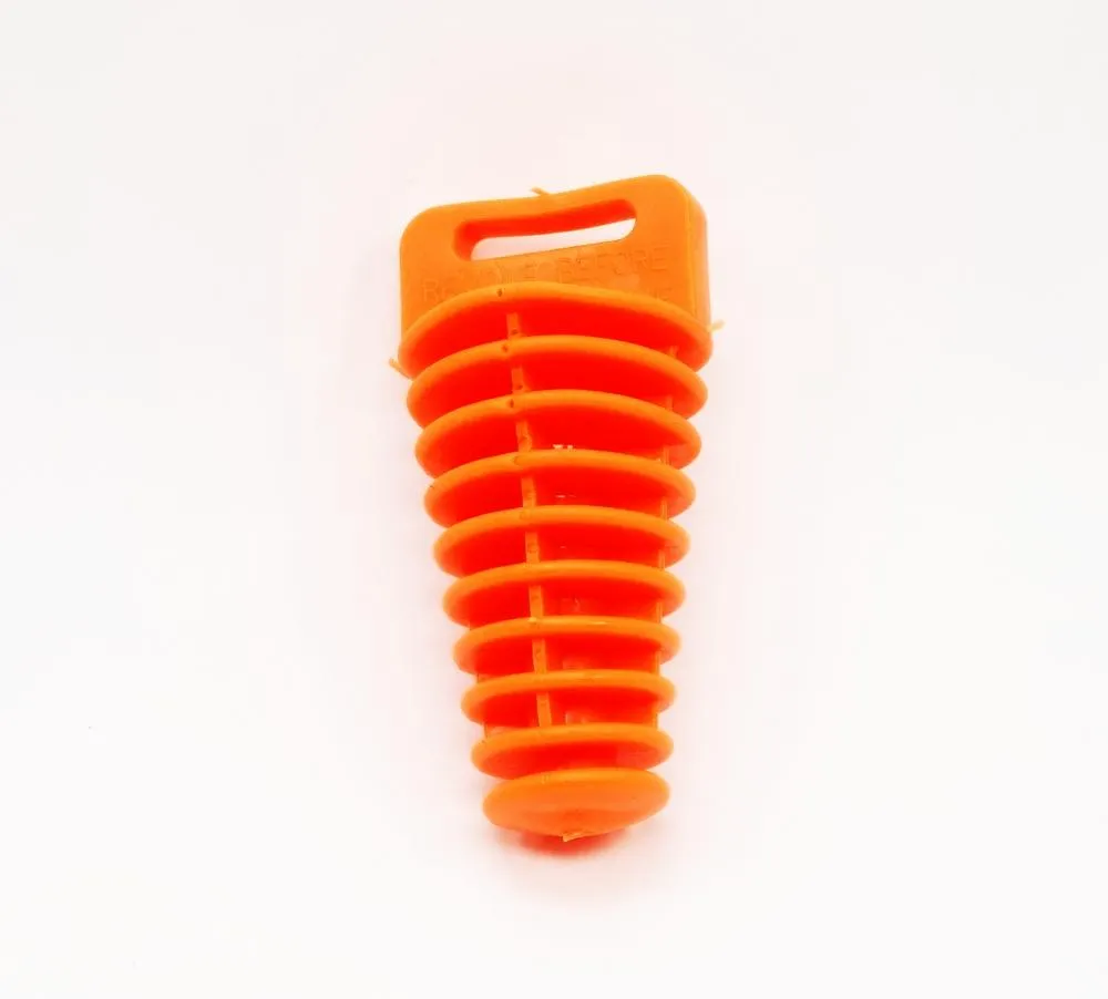 TMP Auspuffstopfen 4-Takt Schalldämpfer Stopfen orange von 31 bis 44 mm