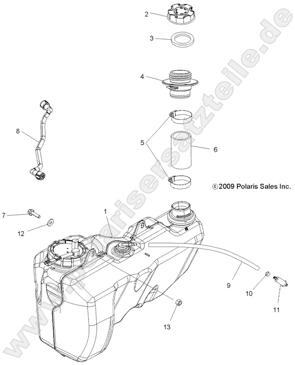 BODY, FUEL TANK BODY, FUEL TANK