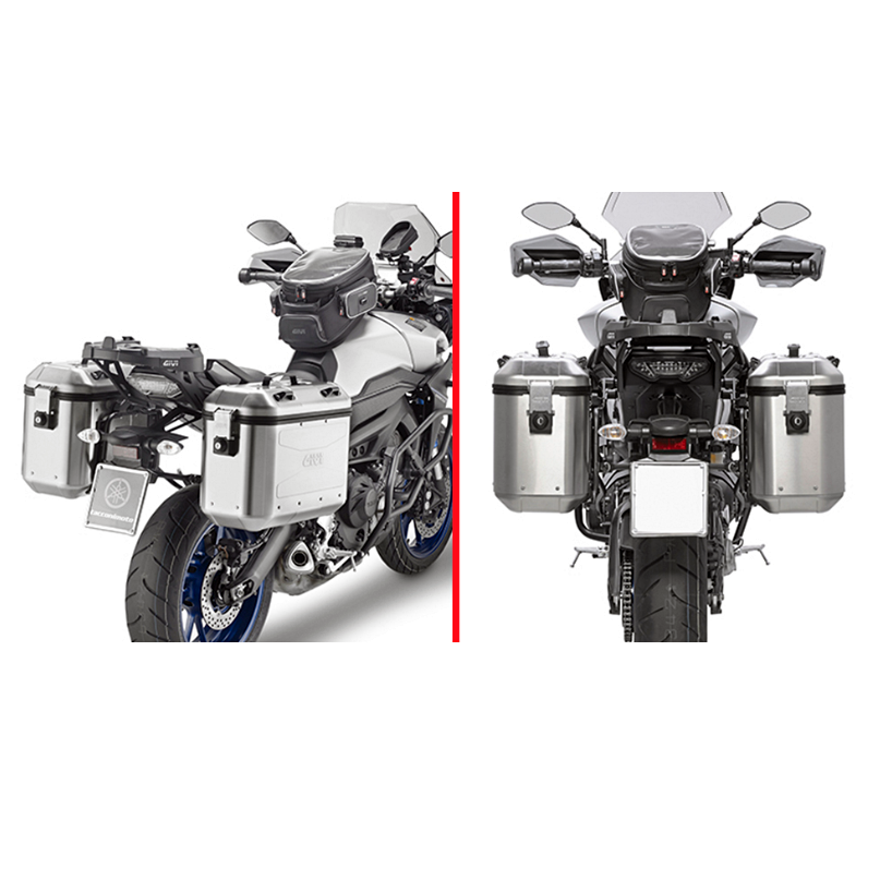 Givi Trekker DLM 36 Dolomiti Alu Seitenkoffer Satz Monokey -36 Liter-