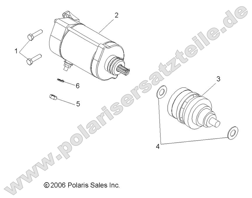 Engine, Starting Motor