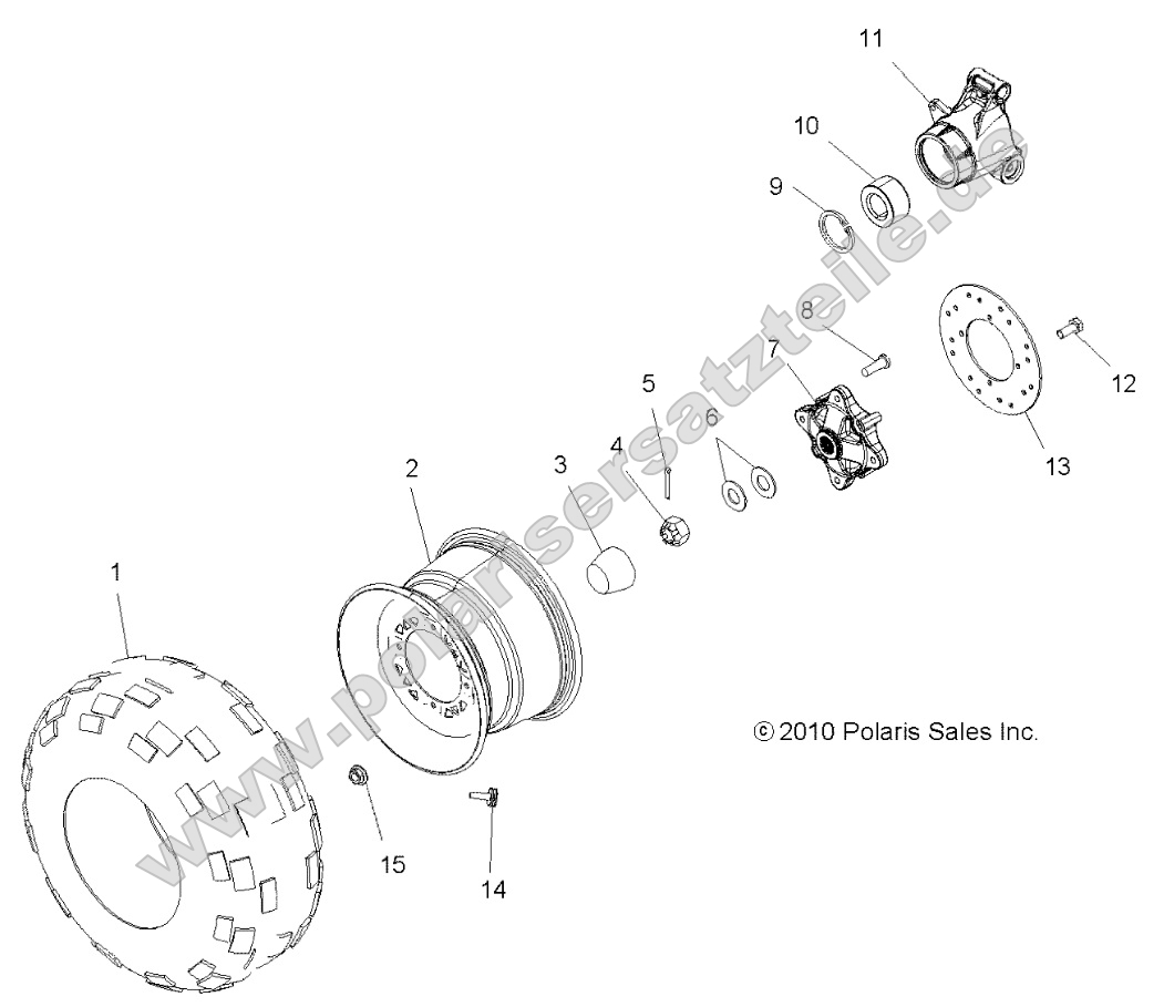 Wheels, Rear Tire and Brake Disc Wheels, Rear Tire and Brake Disc