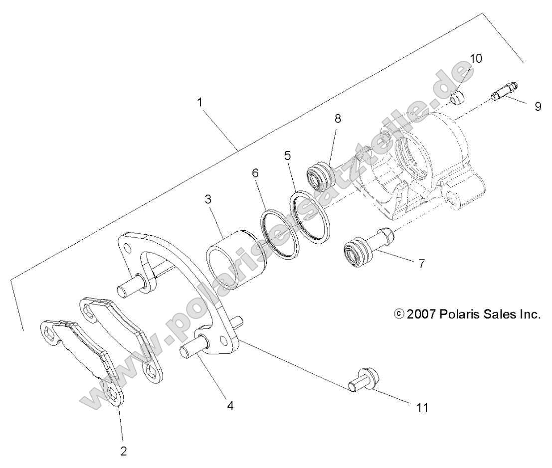 Brakes, Rear Caliper Brakes, Rear Caliper