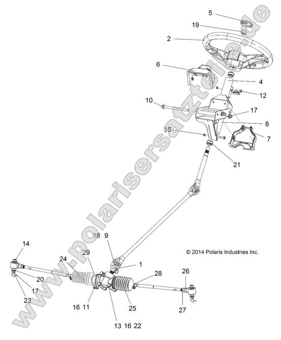 Steering, Steering Asm. Steering, Steering Asm.