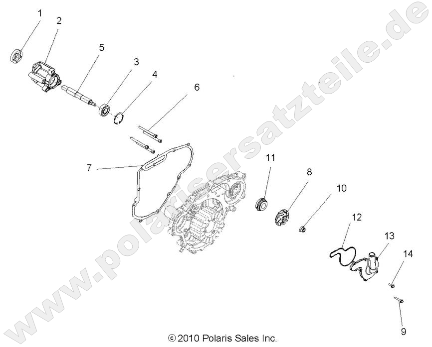 ENGINE, OIL PUMP and WATER PUMP