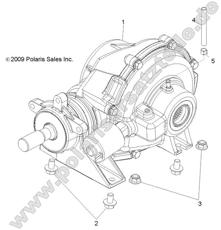 Drive Train, Rear Gearcase Mounting