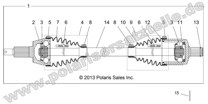 Drive Train, Front Drive Shaft