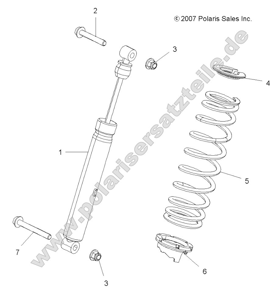 Suspension, Shock, Rear Suspension, Shock, Rear