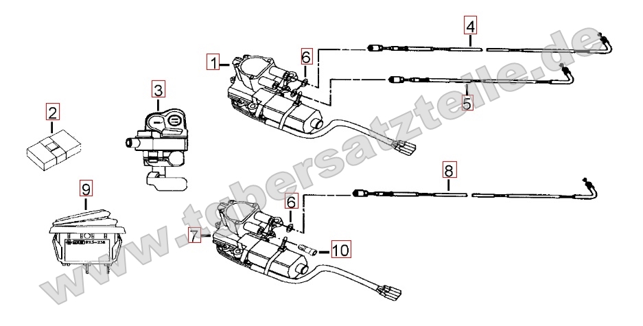 Stellmotor Differenzialsperre