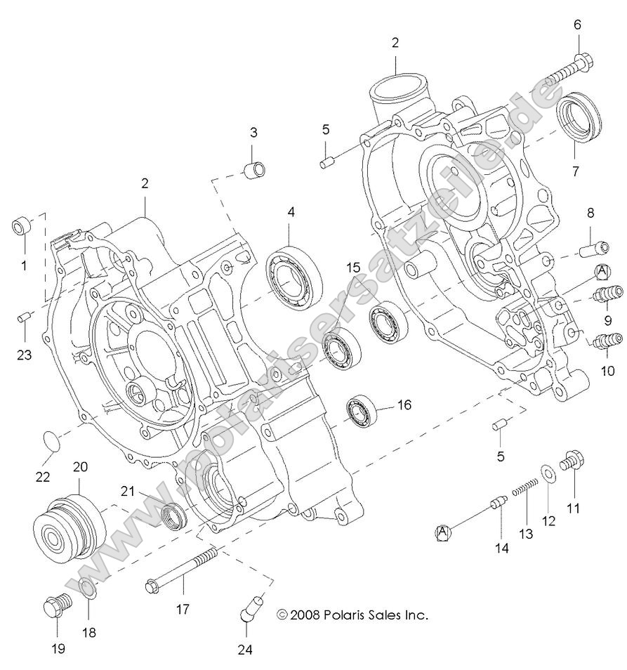 Engine, Crankcase Engine, Crankcase