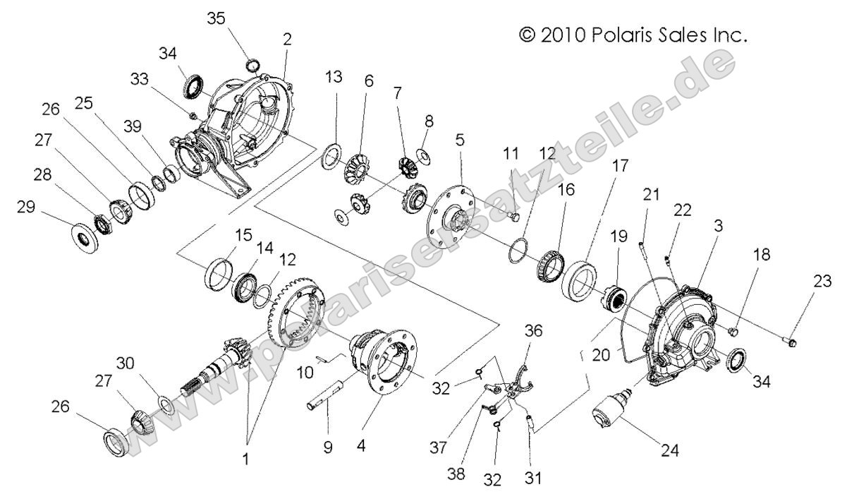 Drive Train, Rear Gearcase