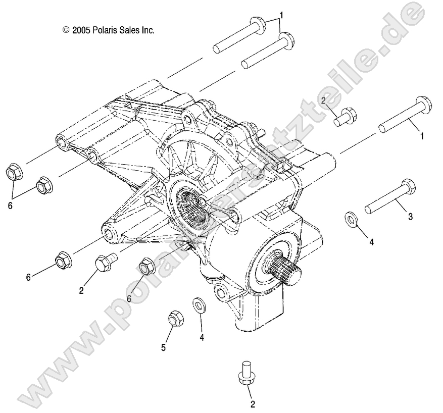 REAR GEARCASE MOUNTING